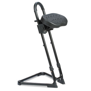 Alera® Alera Ss Series Sit-stand Adjustable Stool, Supports Up To 300 Lb, Black freeshipping - TVN Wholesale